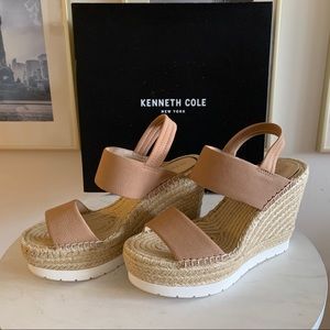Kenneth Cole Espadrille Wedge Sandal Never Worn